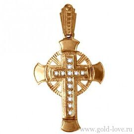 Крест из золота 585° пробы ; Вес : 4,60 гр.;  Арт.: 30149